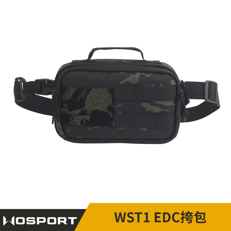 Wosport Wst1 Edc Shoulder Bag, Multiple Wearing Styles, Camouflage, Layered Storage Waist Bag, Shoulder Bag