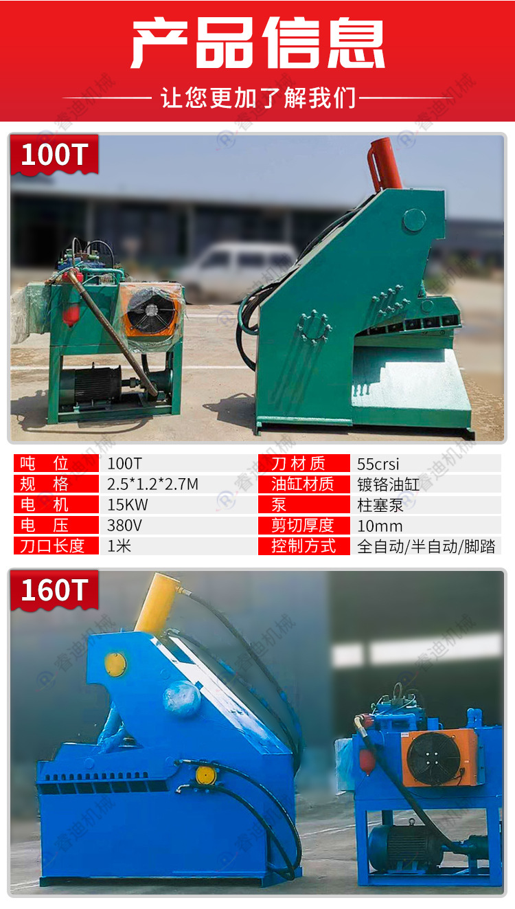 厂家定制400吨双龙门液压剪 315吨废铁剪切机加工 鳄鱼剪生产批发_05.jpg
