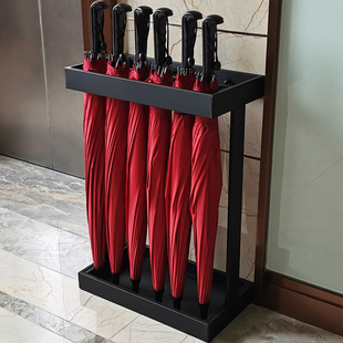 Wrought Iron Umbrella Storage Barrel Umbrella Rack Commercial Hotel Lobby Umbrella Placement Rack LOGO Umbrella Rack Storage Rack