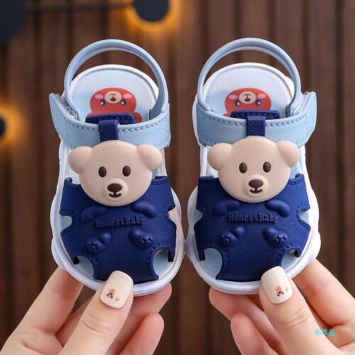 Children's shoes, boys 1 to 3 years old, baby sandals, one and a half years old, soft-soled toddler shoes, baby summer breathable baby girl shoes