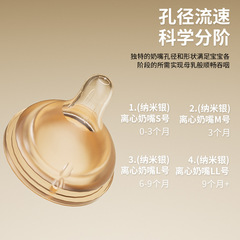 貝親偏心乳首アヒル口模擬母乳3/6/9ヶ月飲用水口に哺乳瓶ストロー部品を適用する