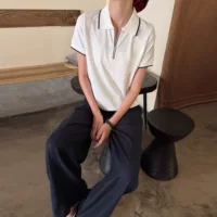 25-летний летний новый простой простой сплошной лакоминовый процесс качество женский poloT футболка с короткими рукавами