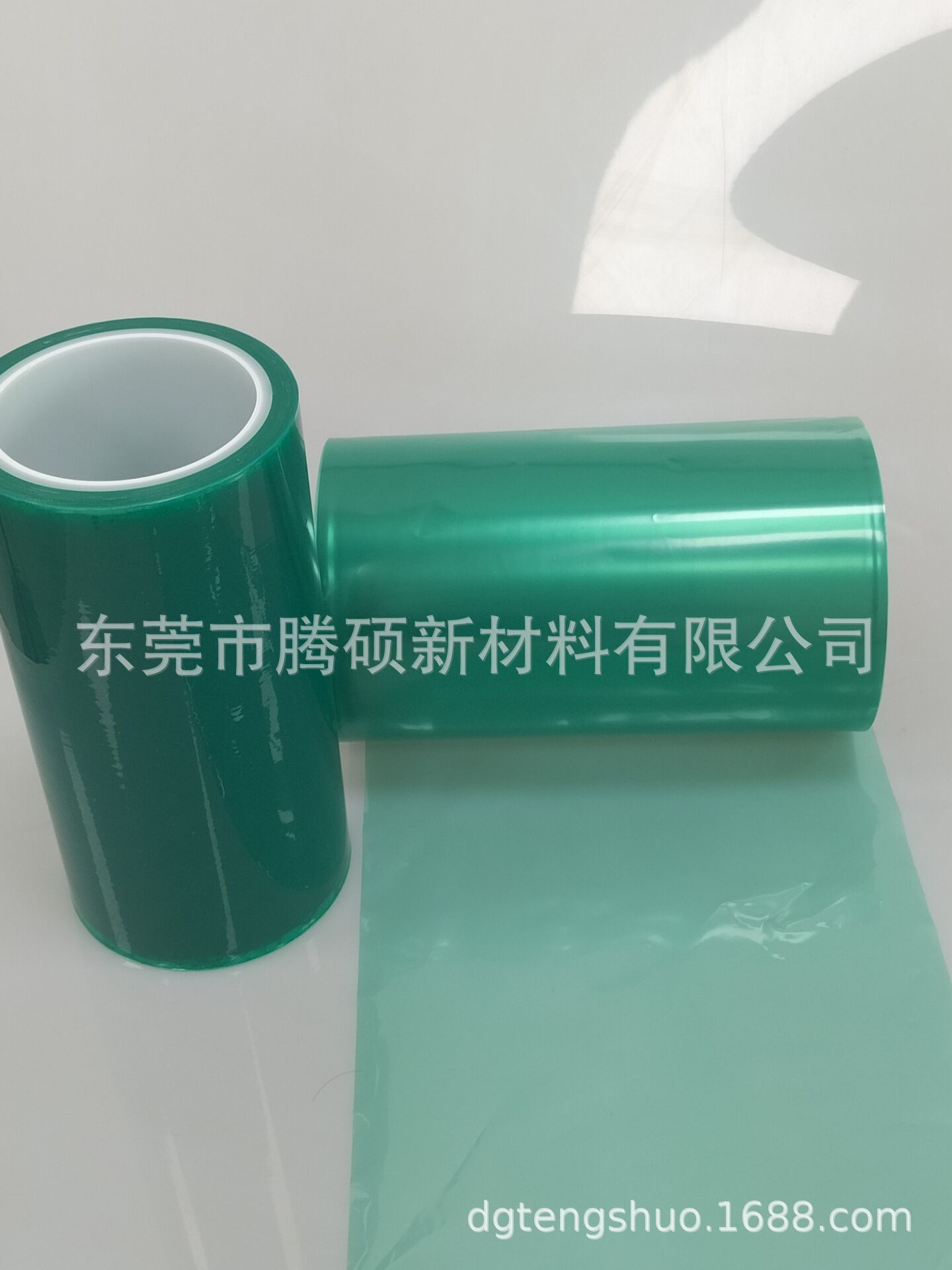 0.05MMPE绿色膜 5C绿色膜 防尘玻璃膜静电PE绿色自粘五金耐高温膜
