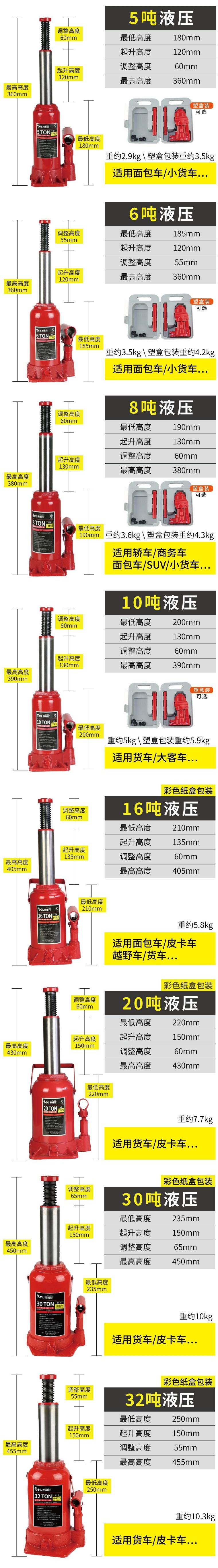 Special offer: Vertical hydraulic jack 0kg for car tire changing tool, vehicle-mounted 0kg car jack