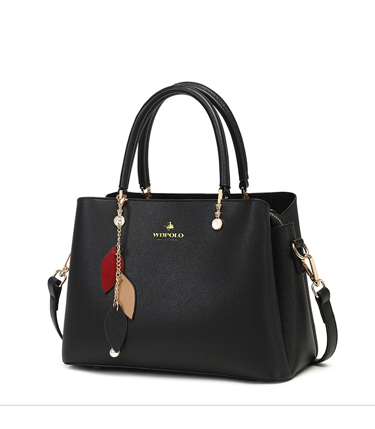 Solid Color Pattern All Seasons Season Women's Medium Pu Leather Solid Color Elegant Vintage Style Square Zipper Handbag