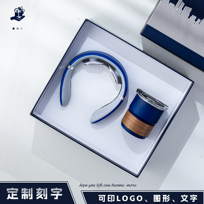 Nuevo juego de caja de regalo de taza de café, reunión de evento corporativo de la empresa, regalos prácticos para clientes y empleados