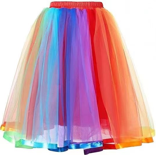 Factory wholesale color skirt skirt new European and American style wedding dress photography color skirt support Factory wholesale color skirt skirt new European and American style wedding dress photography color skirt support