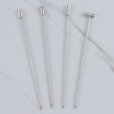 304不锈钢创意水果签酒吧用品鸡尾酒装饰签橄榄金属签|ms