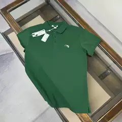 Cross-border Trade French Crocodile E-Fish Embroidered Logo Polo Shirt Trendy Casual Solid Color Short Sleeve Unisex Crew Neck T-Shirt for Men and Women