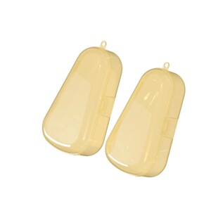 Baby teether storage box water drop box nano transparent plastic box triangle fruit and vegetable Music Box