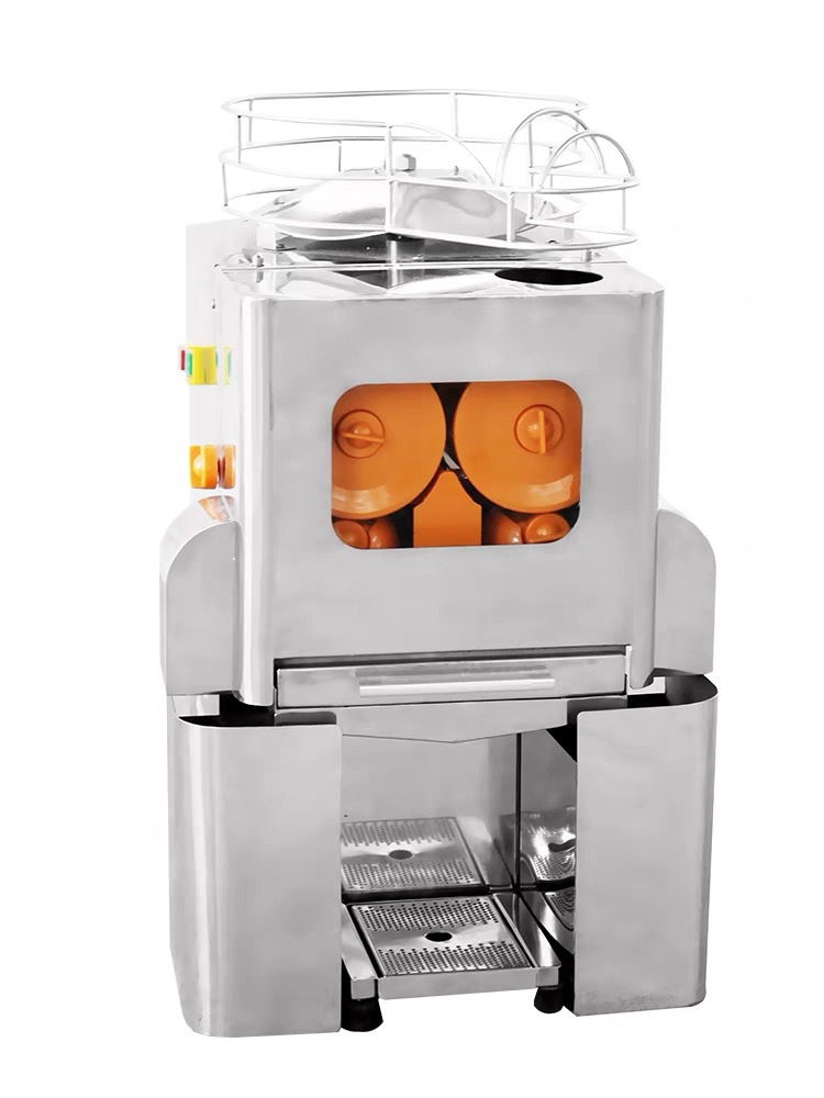 Máquina Exprimidora de Jugo de Naranja Recién Exprimido, Exprimidor de Jugo de Naranja Especial para Comercio Internacional, Exprimidor Comercial de Naranja y Granada de Acero Inoxidable