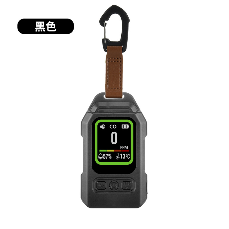 气体检测仪跨境磁吸便携一氧二氧化碳温湿度监测浓度照明报警器|undefined