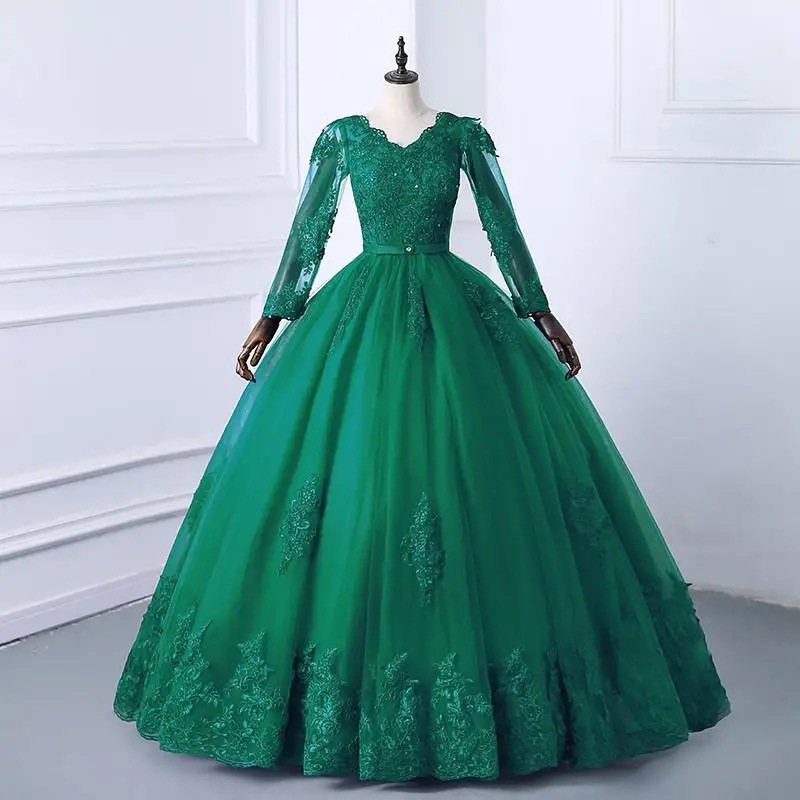 Traje en solitario 2025 nuevo estilo hilo de color música vocal bel canto prueba falda de tutú vestido de anfitrión mujer sexy retro