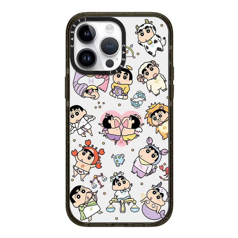 c壳手机壳联名蜡笔小新朋友适用于iPhone16ProMax苹果卡通14磁吸|undefined