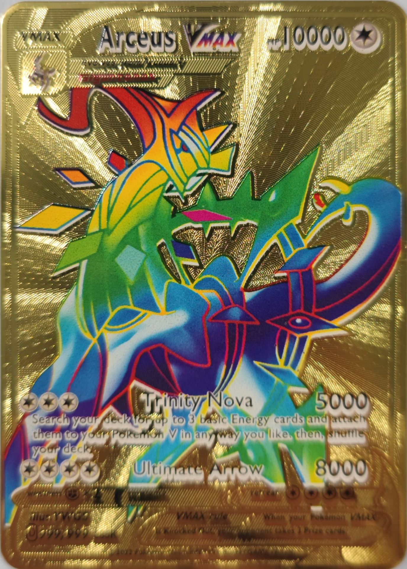 Una gran cantidad de puntos Pokémon tarjeta de metal Pokémon Pokémon tarjeta de metal inglesa