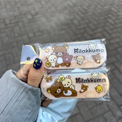 漫画折りたたみ小さなコームリラックマコームインかわいいミニポータブル前髪コームプラスチックストレートヘアコーム