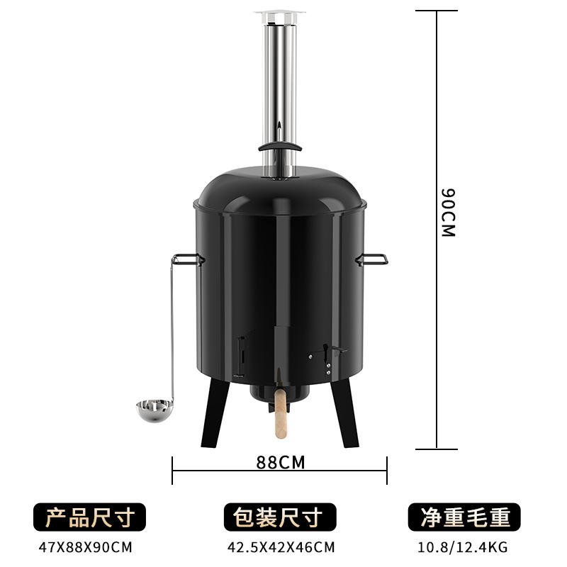 Wholesale cinco en uno picnic olla al aire libre olla de sopa de campamento multifuncional parrilla de barbacoa olla de campamento portátil caldera de sopa