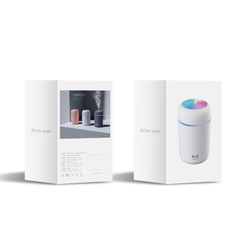 New Colorful Cup Air Humidifier Colorful Creative USB Lamp Mini Hydrating Car Humidifier Gift Cross-Border