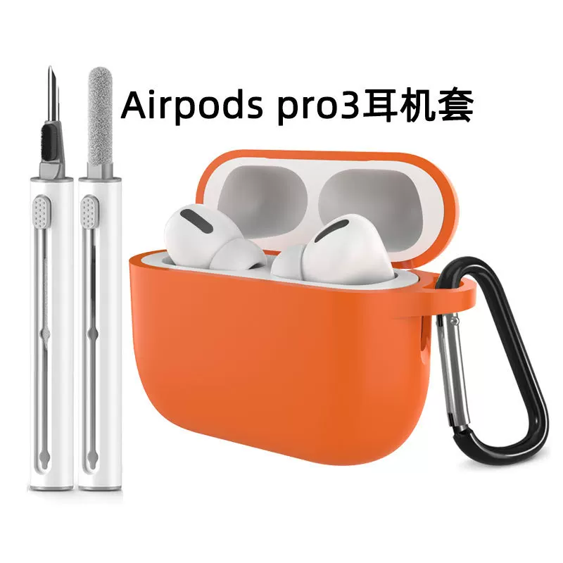 Apple, совместимый защитный чехол, силиконовые наушники