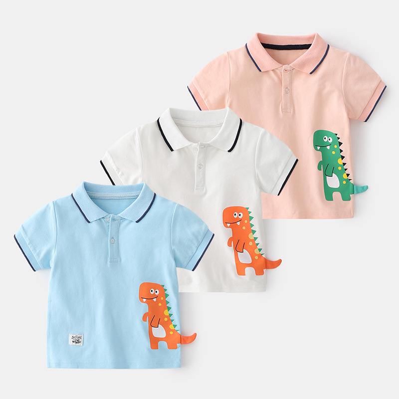 Children's T-shirt summer cartoon baby s...