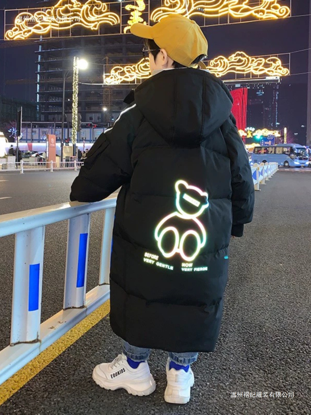 儿童羽绒服男童中长款2025冬季新款中大童冬季加厚外套反季清仓棉