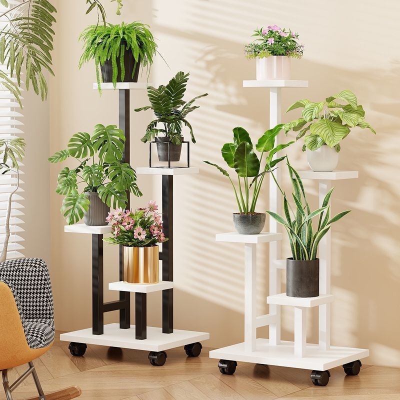 可動バルコニー花棚リビングルーム床置き鉄製収納ラック多層植木鉢ブラケット多肉植物棚|undefined