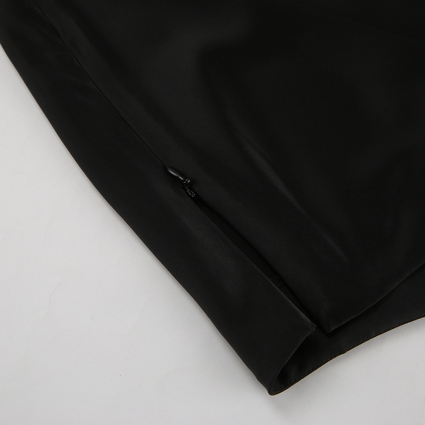 Women's Clothing 2024 acetate satin skirt female autumn new style drape slim A line long skirt high end women's clothing_voghion.com
