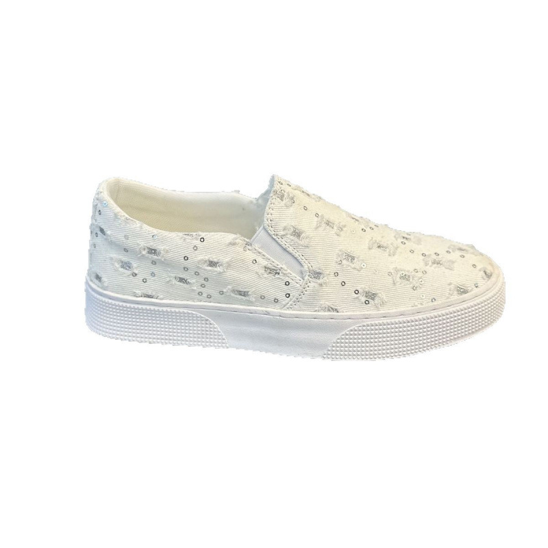 Men's Summer Slip-On Canvas Shoes, Casual Everyday Men's Shoes, Comfortable And Lightweight, Sequin Shoes, Fresh Style M_vogvips.com