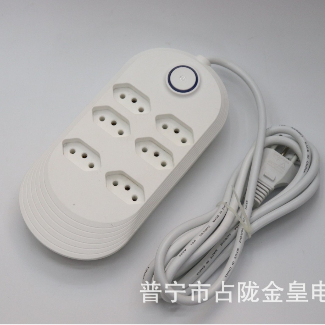 América del Sur dos redondos tres redondos TYPE-C estándar brasileño enchufe brasileño enchufe placa de conexión USB con cable enchufe