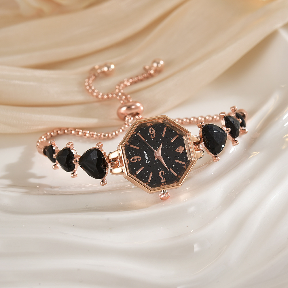 Nuevos productos de comercio exterior, relojes de mujer, relojes de pulsera, Douyin Live, lujo ligero, temperamento de moda, hada pequeña, reloj de cuarzo extraíble, mujer