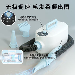 Pet Hair Dryer Household Quiet Hair Dryer Dog Quick Drying Bathing Cat Dog Hair Blow and Hair Pull All-in-One Machine Factory
