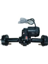 工地電動斗車后橋總成48v800w低速手推車三輪車平板車后驅動橋