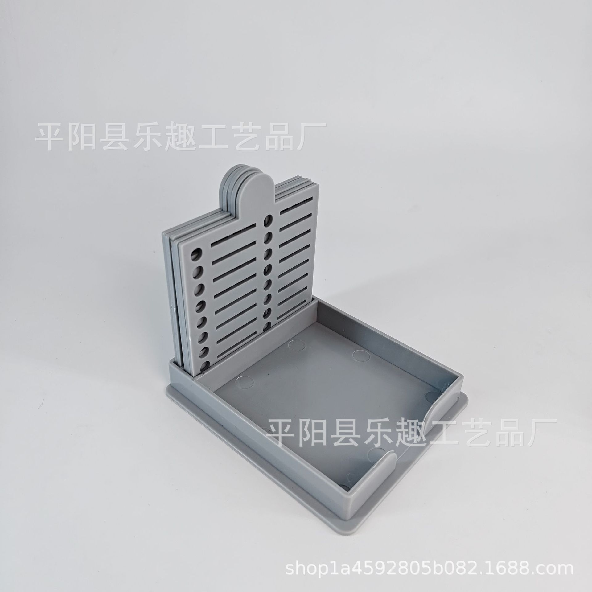 Cross-border Amazon New POST-IT NOTE TEMPLATE Double Plugs Convenience Stick Template Storage Box