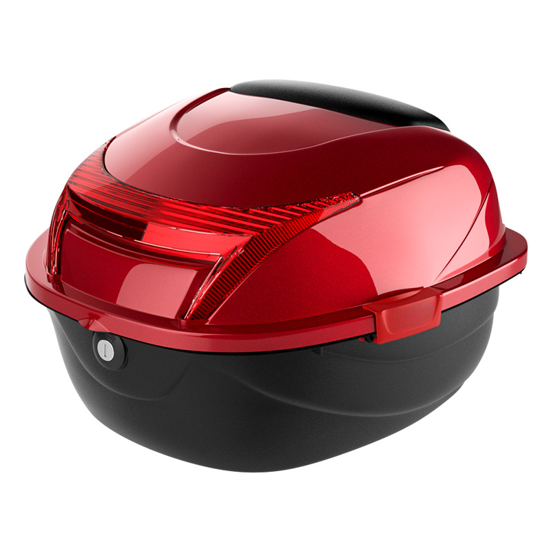 Caja de almacenamiento universal, grande y reforzada, antivibraciones, para patinetes eléctricos, patinetes y motocicletas, caja de herramientas, maletero trasero.