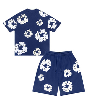 2025 Fashion Trend 3D Digital Printing Loose Short Sleeve suit Hip Hop Street Men and Women suit