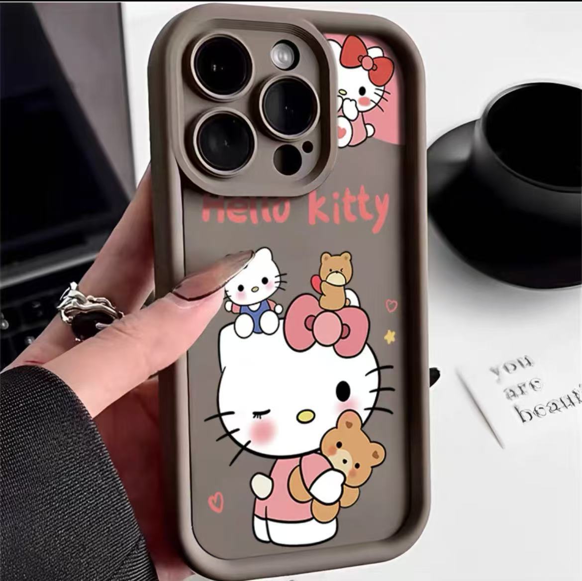 Funda linda para teléfono iphone16pro Apple 15 anti-caída 14 dibujos animados 13promax nuevo 12pro11