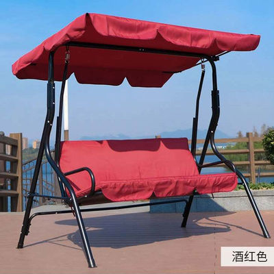 戶外休閑秋千椅鐵藝吊椅吊籃搖椅庭院陽台室內雙人三人兒童搖搖椅