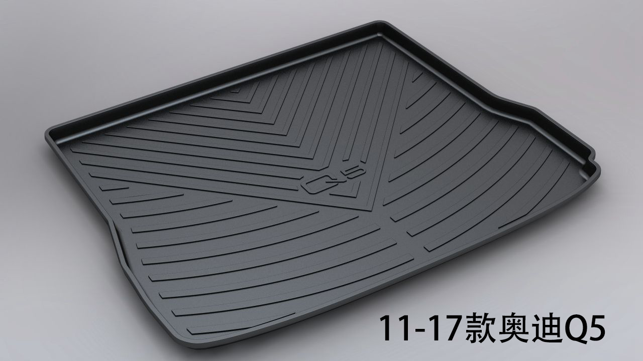 Cross-Border Special-Purpose 3D High-Edge Trunk Mat, Wear-Resistant, Scratch-Resistant, Waterproof Tpe Trunk Mat
