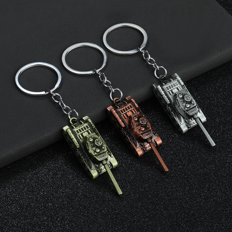 New Creative Men's Car Pendant Personalized Tank Solid Model Waist Hanging Small Gift Hanging Buckle New Creative Men's Car Pendant Personalized Tank Solid Model Waist Hanging Small Gift Hanging Buckle