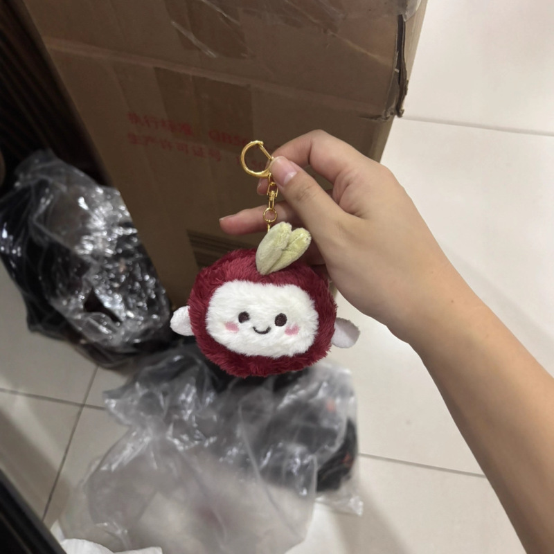 小紅書長安のライチヤマモモぬいぐるみ高価値ぬいぐるみキーホルダーライチペンダント|undefined