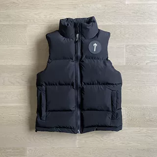 UK Drill Trapstar 马甲品质刺绣夹克 T Badge Gilet 欧码XS-XL