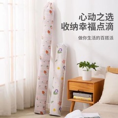 厚手の防湿防水シート収納袋ストレート筒二つ折り竹シート季節替えマットレス畳緩み締め口防塵カバー