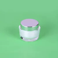 Серебряный колпачок косметический упаковочный материал 50 г крем бутылка акриловый косметический набор бутылка