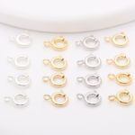 批发14K包金保色配件 弹簧扣手工diy饰品手链 项链收尾连接锁扣子