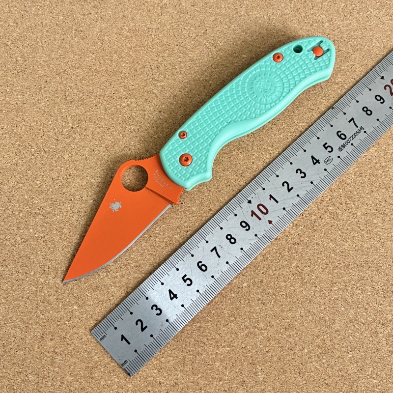 跨境热销C223尼龙手柄折叠刀户外野营小刀 迷你口袋刀折刀水果刀