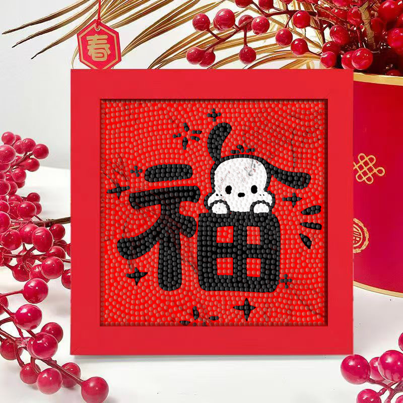 Diamante infantil DIY hecha a mano con material de marco paquete de dibujos animados Sanliou pegatinas de diamante regalo al por mayor pinturas de mampostería