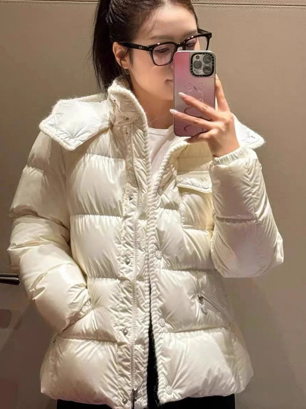 蒙家高奢至臻版Glareins编织饰边收腰羽绒服小蛮腰二代白鹅绒羽绒|undefined