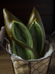 アンズレモン果新抹茶チーズアルカリ水手作健康欧包午後茶菓子微苦