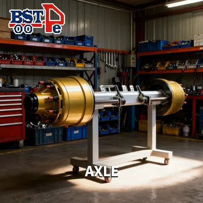 Semi-Trailer Axle Manufacturers, German-Style Axles, Rear axle