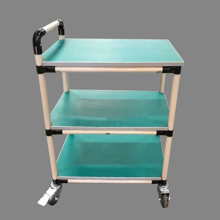 精益管防静电推车电商车间打包台工作台铝合金周转车滑台